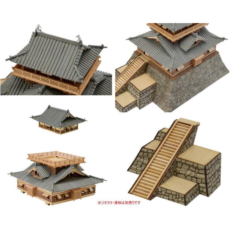 ウッディジョー 木製建築模型 1/150 丸岡城 : Arclands Online ヤフー