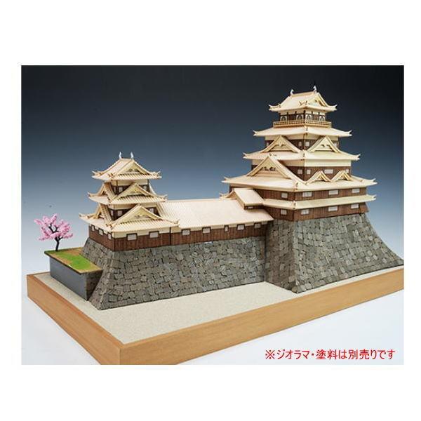 ウッディジョー 木製建築模型 1/150 広島城_3