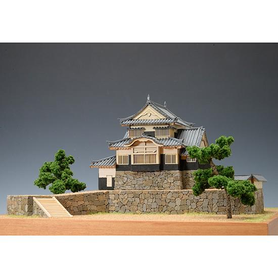 ウッディジョー 木製建築模型 1/150 備中松山城 : Arclands Online