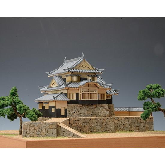 ウッディジョー 木製建築模型 1/150 備中松山城 : Arclands Online