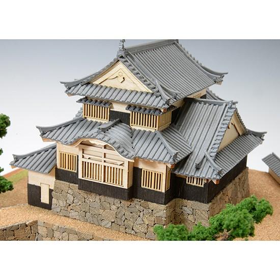 ウッディジョー 木製建築模型 1/150 備中松山城 : Arclands Online