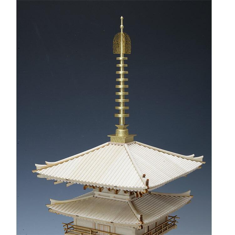 ウッディジョー 木製建築模型 1/75 薬師寺 東塔 改良版 : Arclands