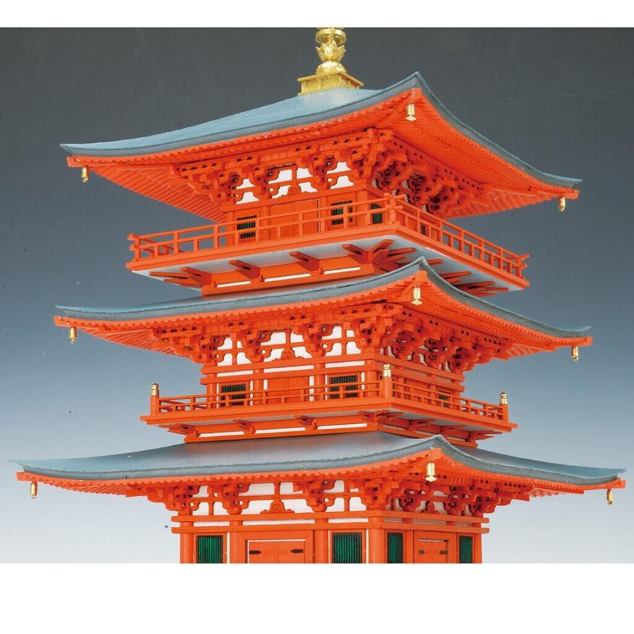 ウッディジョー 木製建築模型 1/75 那智山 青岸渡寺 三重塔 : Arclands