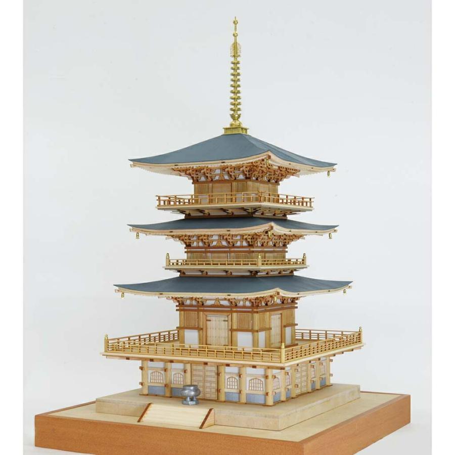 ウッディジョー 木製建築模型 1/75 那智山 青岸渡寺 三重塔 : Arclands