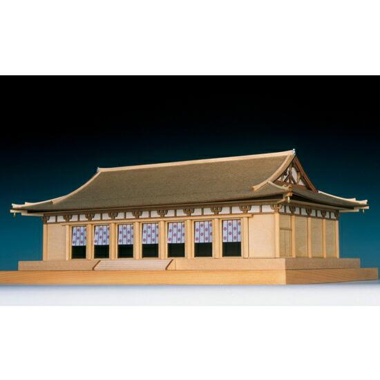 3F 今井科学 1/150 法隆寺 大講堂 木製建築模型 完成品 世界文化遺産 ウッディジョー 木製建築模型 1/150法隆寺大講堂 : Arclands Online