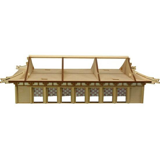 ウッディジョー 木製建築模型 1/150法隆寺大講堂 : Arclands Online