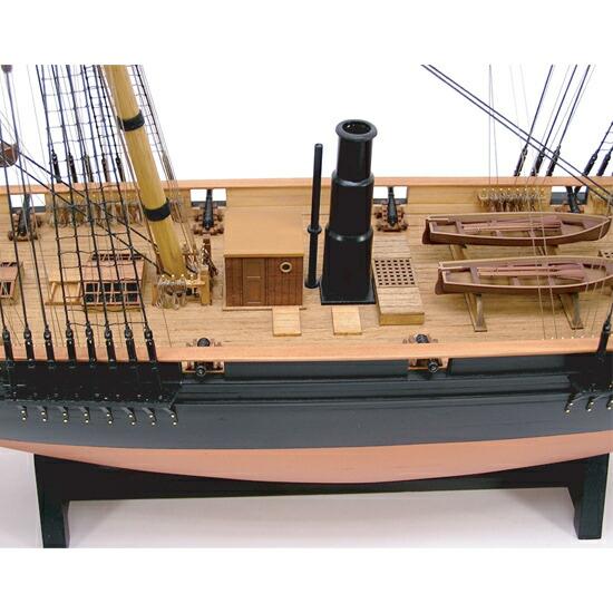 ウッディジョー 木製帆船模型 1/75咸臨丸 帆無 : Arclands Online