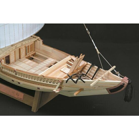 ウッディジョー 木製帆船模型 1/72 菱垣廻船_2