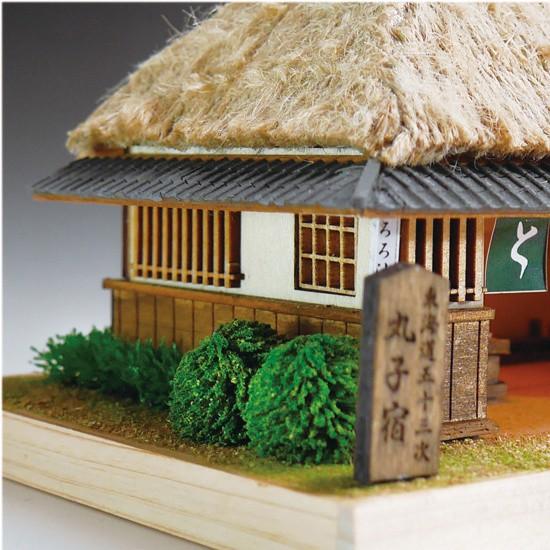 ウッディジョー 木製建築模型 東海道五十三次シリーズ 丸子宿｜lamd｜05