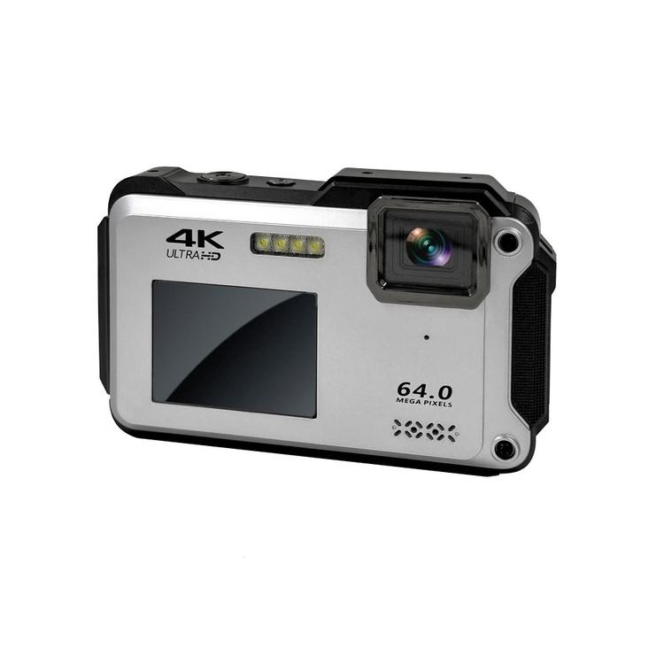 デジタルカメラセット 防水・耐衝撃 Amazon | 防水デジタルカメラ 4K30fps IP68 防塵・耐衝撃(落下1m試験