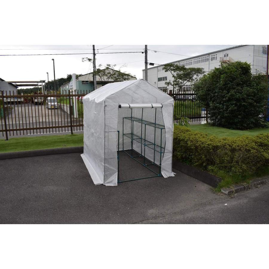 シンセイ 園芸用菜園ハウス 大型 195 143 214cm メッシュ棚付き メーカー直送 代引不可 Arcland Online ヤフー店 通販 Yahoo ショッピング