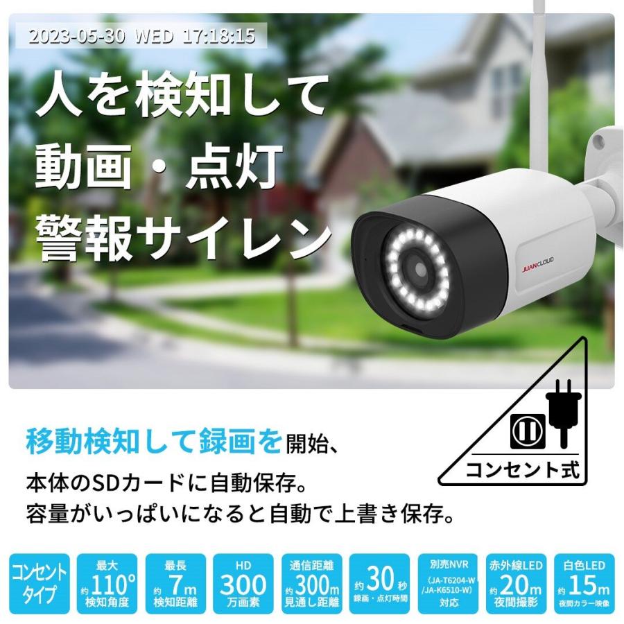 未開封未使用 水鏡 JA-PJ2031-W Wi-Fiネットワーク屋外IPカメラ 水鏡 Wi-Fiネットワーク屋外IPカメラ センサーライト付 JA-PJ2031-W