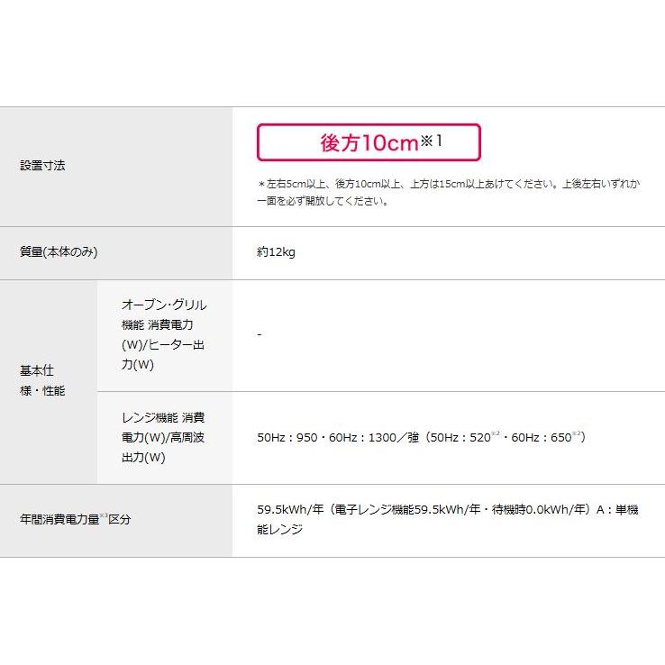 TOSHIBA（東芝） 単機能電子レンジ 17L ER-SM17-W : Arclands Online