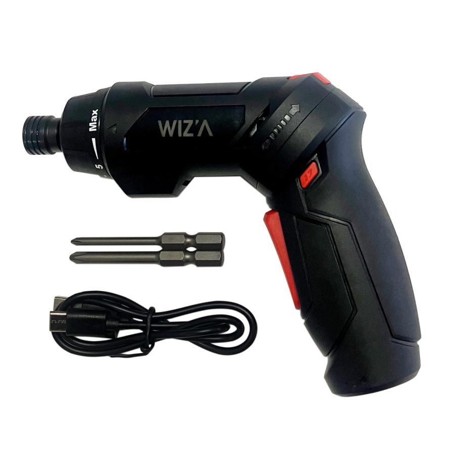 ウイザ WIZA 3.6V 電動ドライバー 2WAY USB充電式 WZ-3.6DVVA アーク