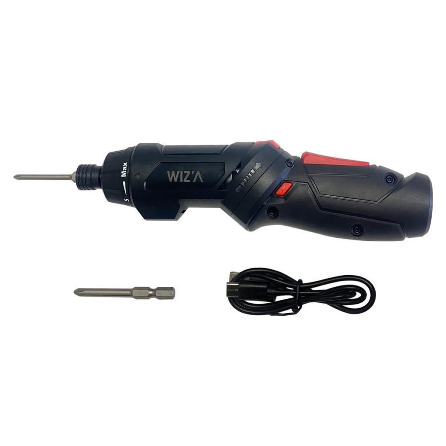 ウイザ WIZA 3.6V 電動ドライバー 2WAY USB充電式 WZ-3.6DVVA アーク