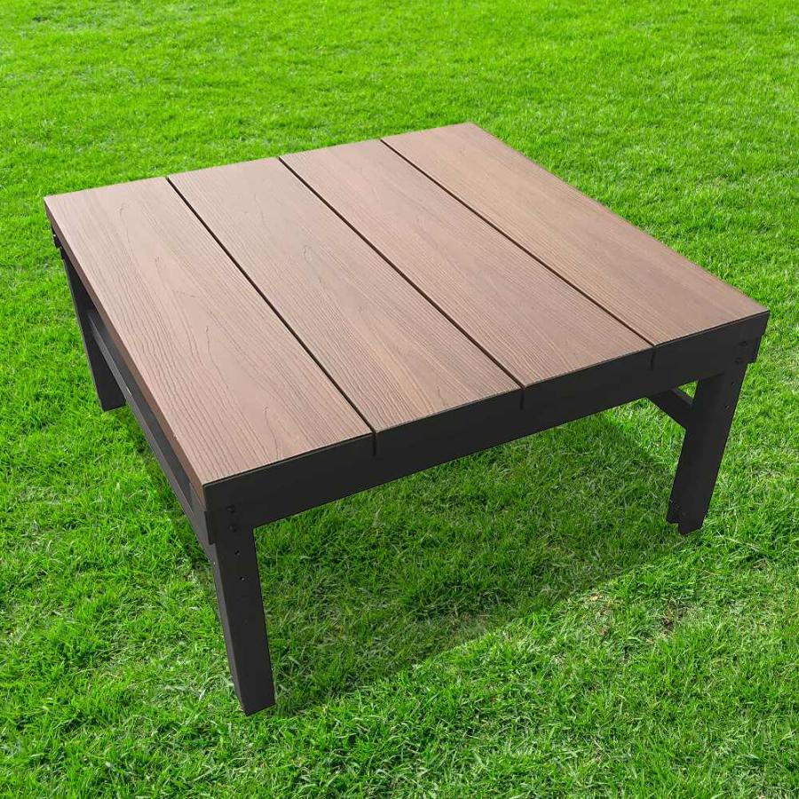 人工木ユニットデッキ 9090 W894×D894×H450〜550mm アークランズ