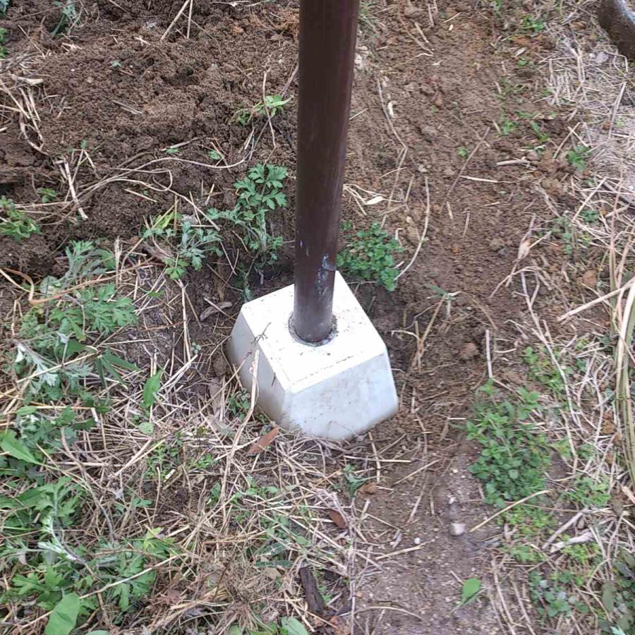 ネクスタイル 単管ブロック ×1個 単管パイプ束石 DIY用 SA-1