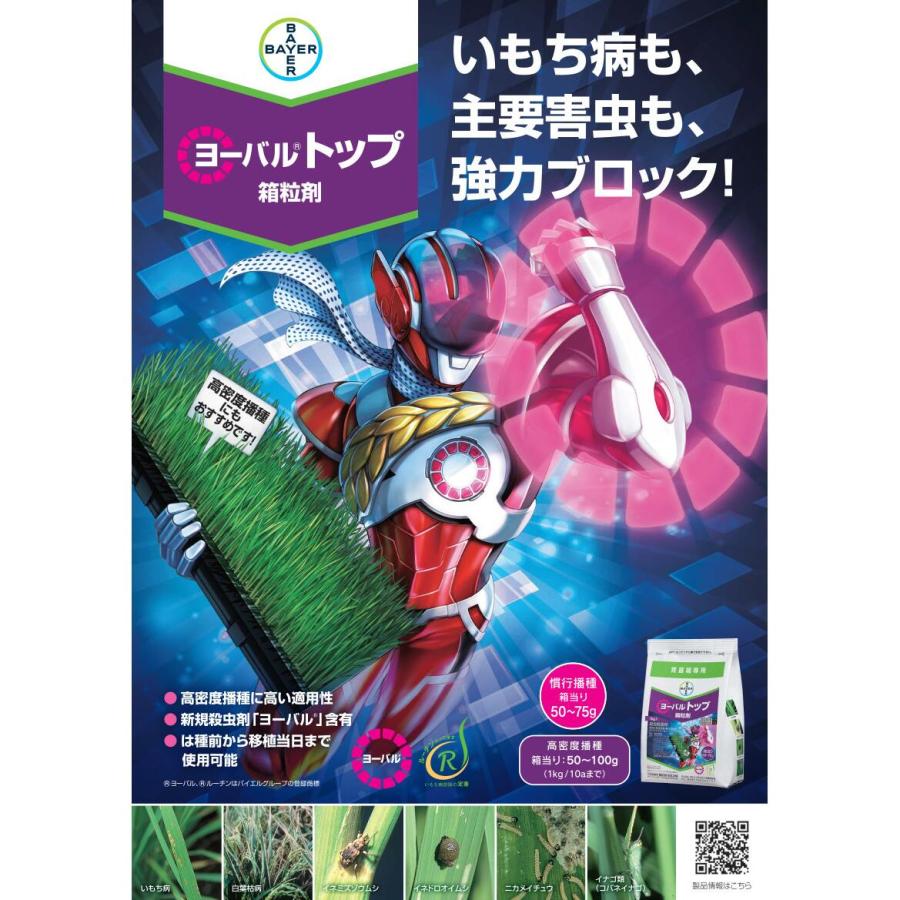 ヨーバルトップ箱粒剤 9kgの画像
