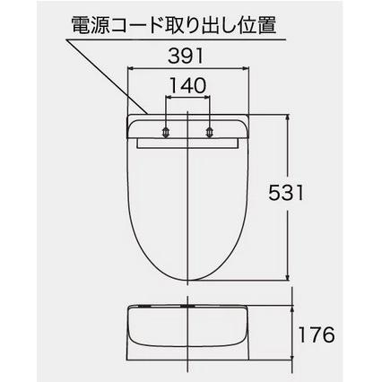 TOTO ウォシュレット 瞬間式 KS TCF8CS67 #NW1 ホワイト｜lamd｜10