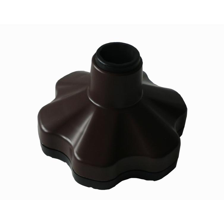 島製作所 杖用 スタンドゴムキャップ 内径 15mm ブラウン Z02468 | 