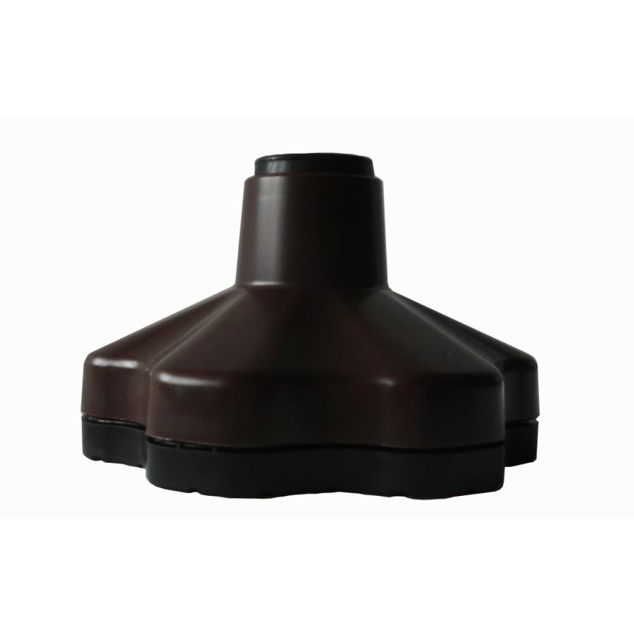 島製作所 杖用 スタンドゴムキャップ 内径 15mm ブラウン Z02468 |  | 01