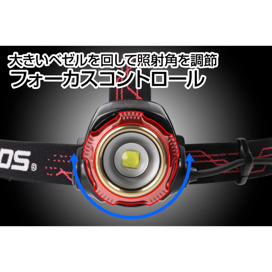 GENTOS（ジェントス） Gシリーズ LEDヘッドライト GH-300RG : Arclands