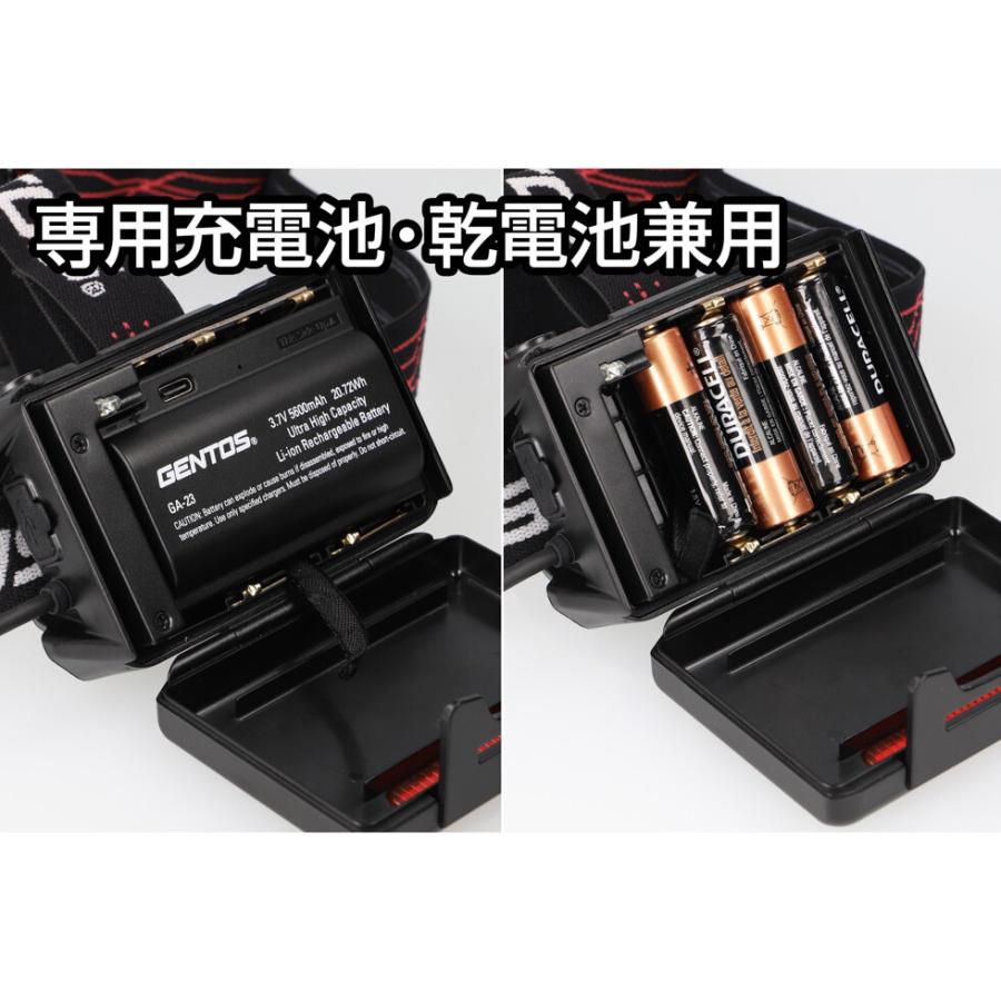 GENTOS（ジェントス） Gシリーズ LEDヘッドライト GH-300RG : Arclands