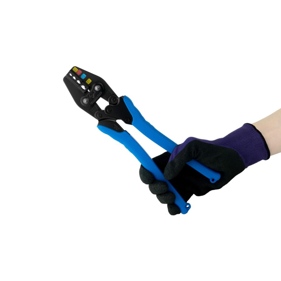 ツノダ 圧着工具 絶縁被覆付圧着端子・スリーブ用 0.3/0.5/1.25/2/5.5