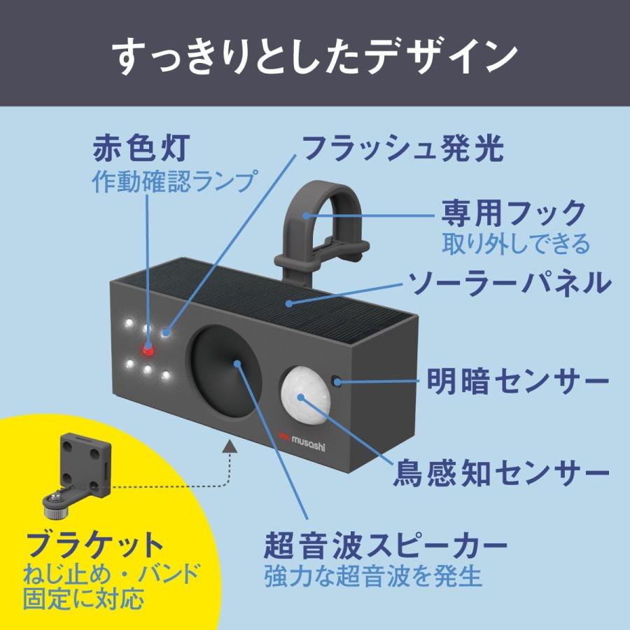 musashi（ムサシ） ソーラー鳥しっし REP-700 : Arclands Online