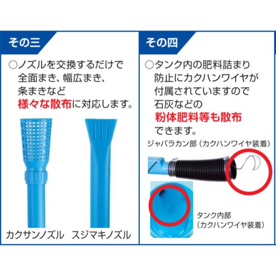 向井工業 背負式肥料散布機 サンプキング SK-23 : Arclands