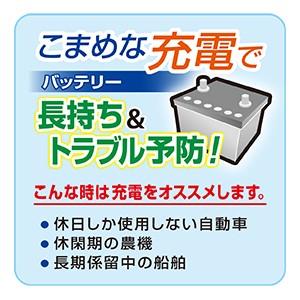 大橋産業 12Vバッテリー専用充電器　ACE CHARGER 10A No.1738｜lamd｜04