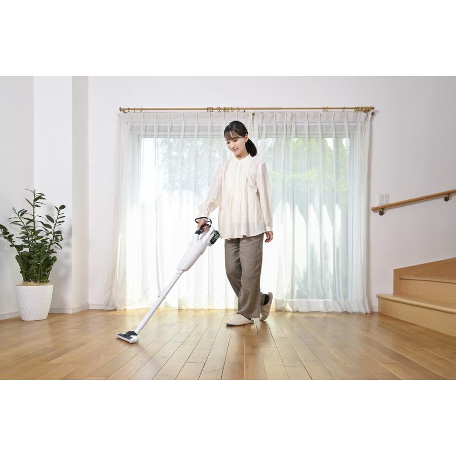 ハイコーキ HiKOKI 36V コードレスクリーナ ホワイト バッテリー付