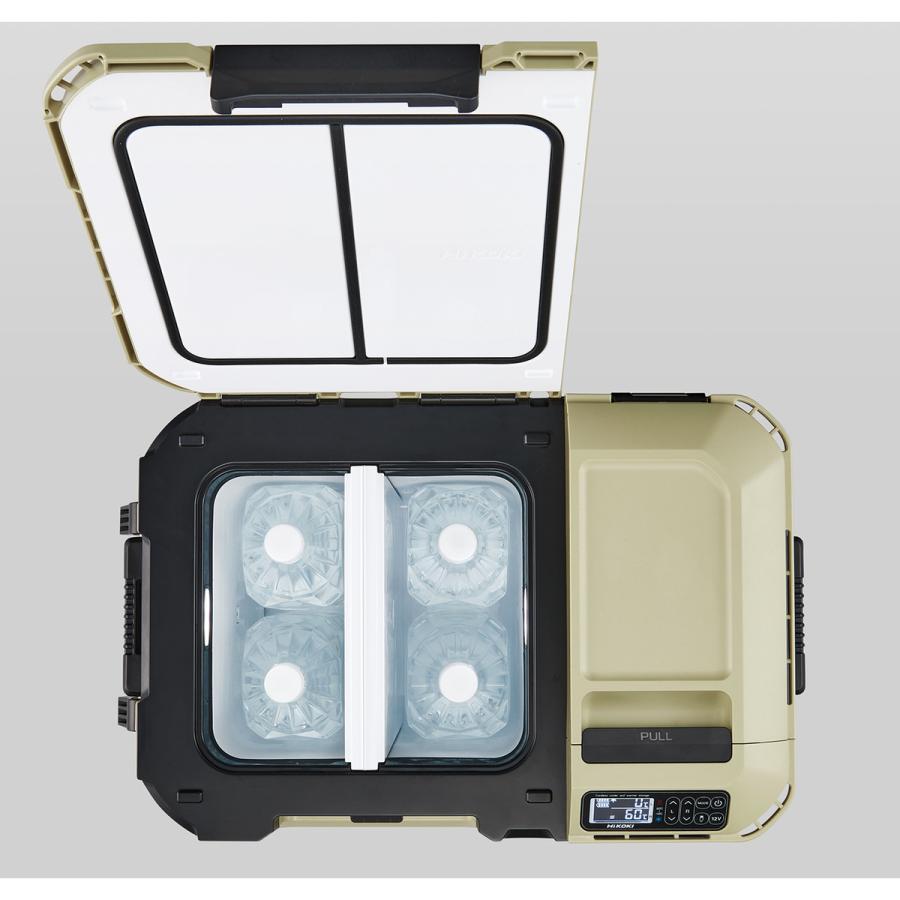 「蓄電池2個付き」ハイコーキ HiKOKI 18Vコードレス冷温庫 16L サンドベージュ UL18DC(WMBZ) 蓄電池セット＋蓄電池BSL36A18X付の画像