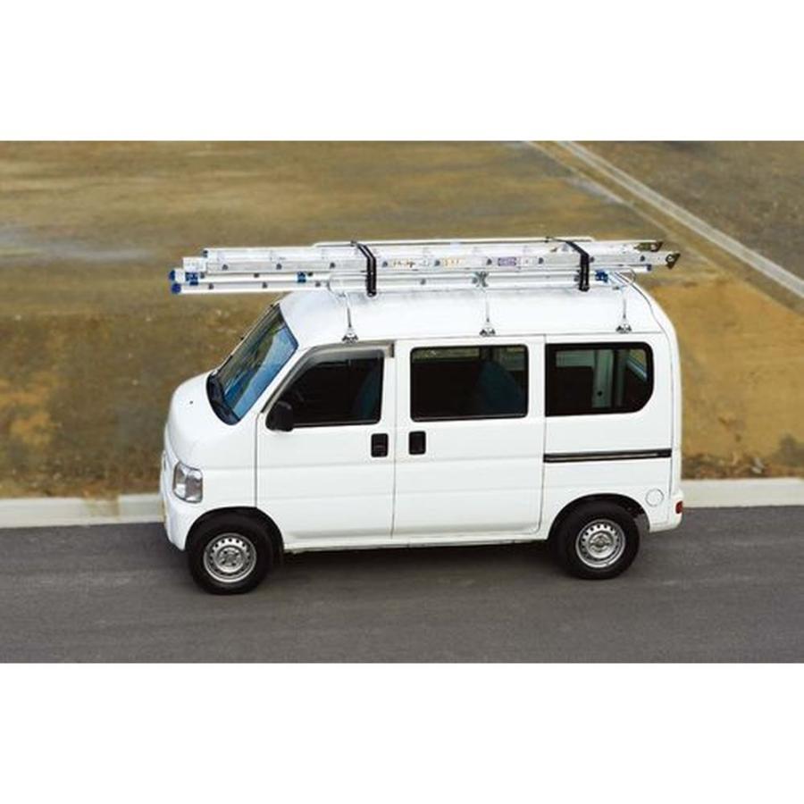 「法人限定」長谷川工業 アルミ3連はしご 7.86m HC3-80a 「メーカー直送・代引不可・置配不可・配送地域限定」の画像
