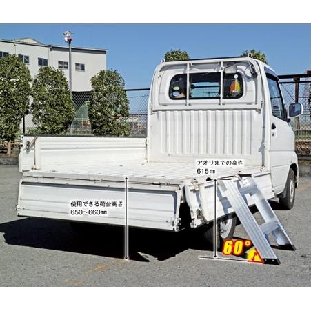 ALINCO（アルインコ） 軽トラ荷台用はしご 全幅511×全長812mm CWS65 
