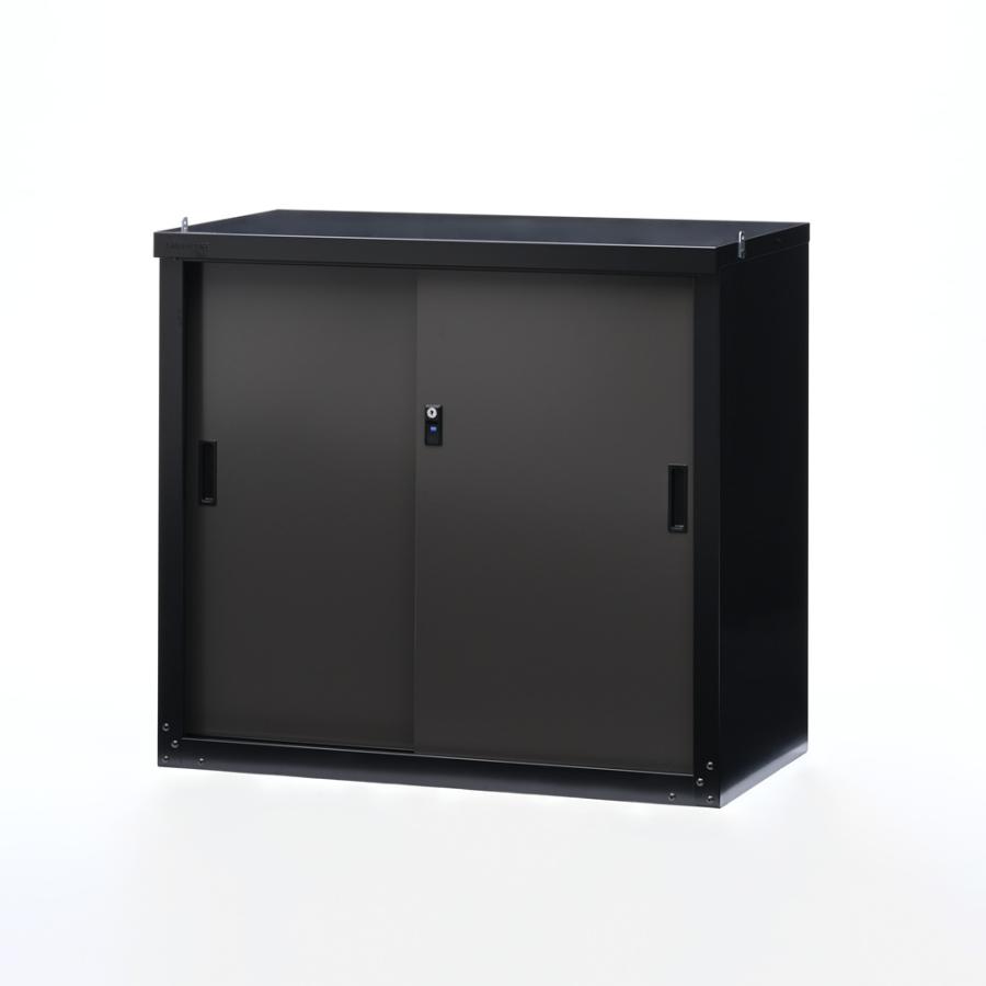 グリーンライフ 家庭用収納庫83 ブラック/アッシュグレー HS-83(BK/AGY) 「メーカー直送・代引不可・置配不可」 | GREEN LIFE