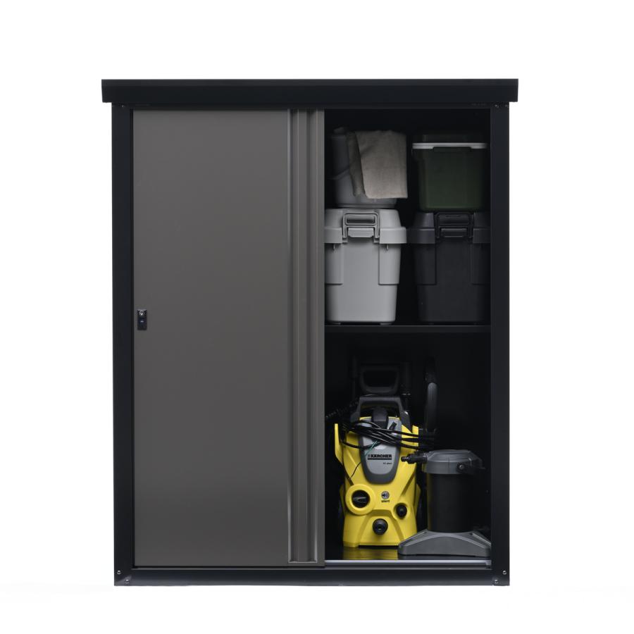 グリーンライフ ファミリー物置 ダシーレ SRM-1215(BK/AGY) 「メーカー直送・代引不可・置配不可」 |  | 01