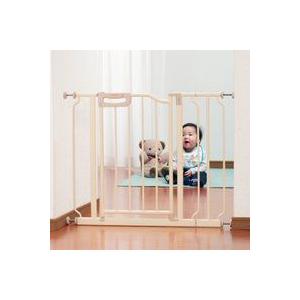 ベビーゲート【4つセット】Croomy ベビー木製ドアゲート （72-95㎝）