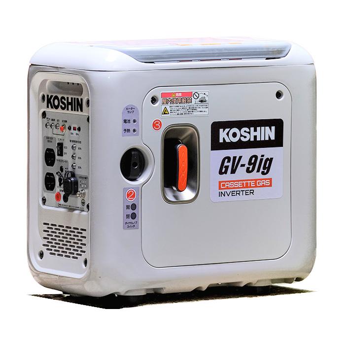 工進 カセットガス式インバータ発電機 GV-9ig - 通販 - www