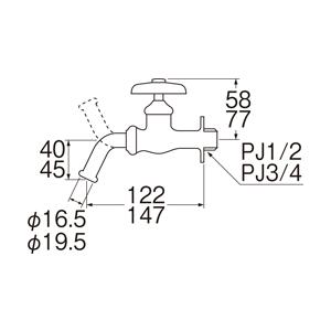 サンエイ SANEI 万能ホーム水栓 Y12J-20 : Arclands Online ヤフー店 - 通販 - Yahoo!ショッピング