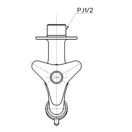 SANEI サンエイ カップリング横水栓 JY30J-13 : Arclands Online