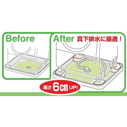 SANEI サンエイ 洗濯機用防振かさ上げ台 PH54130S : Arclands Online