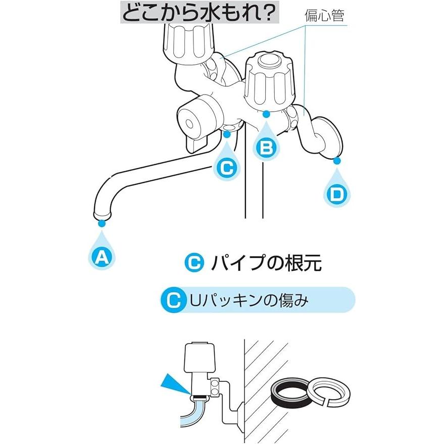 サンエイ SANEI パイプパッキンセット PP43A-1S-16 | SANEI（水栓金具） | 02