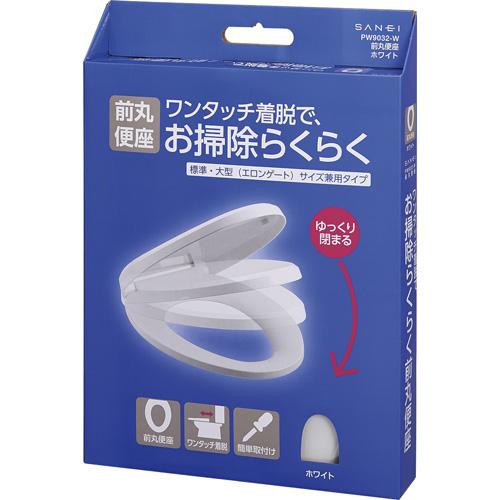 サンエイ SANEI 前丸便座 PW9032-W ホワイト : Arclands Online ヤフー 