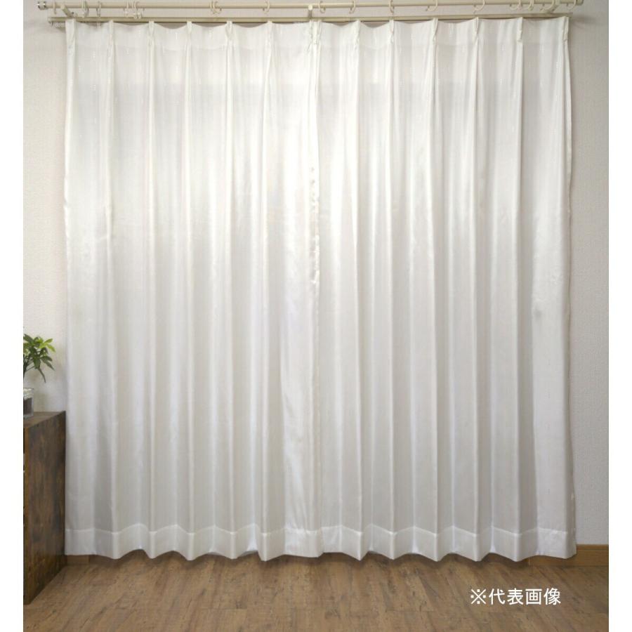 レースカーテン Mリリアン WH 幅100×丈198cm 2枚入 M3851 「メーカー