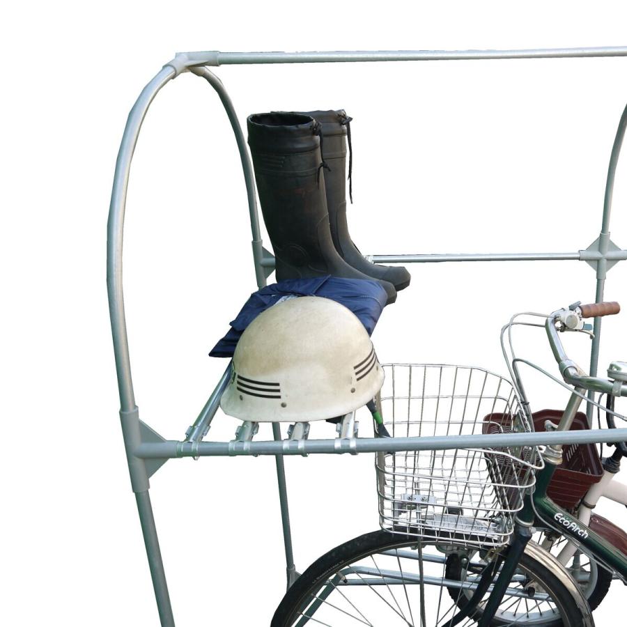 南栄工業 サイクル棚パイプ 2台用 CT2D サイクルハウスパーツ