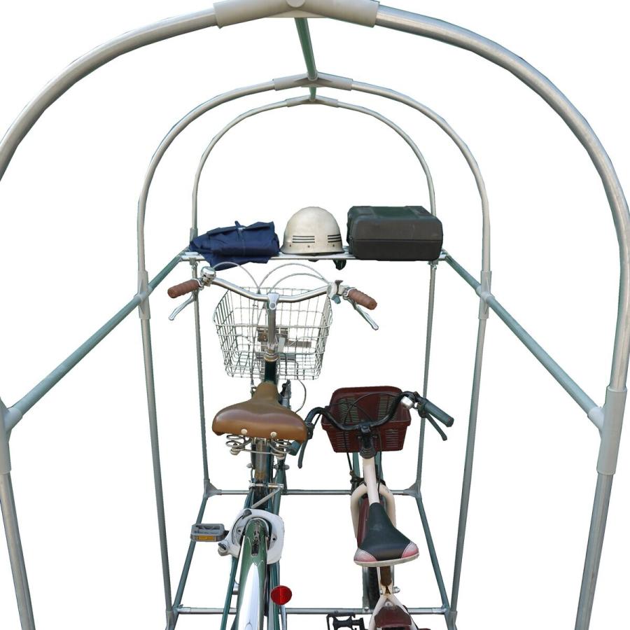 南栄工業 サイクル棚パイプ 2台用 CT2D サイクルハウスパーツ