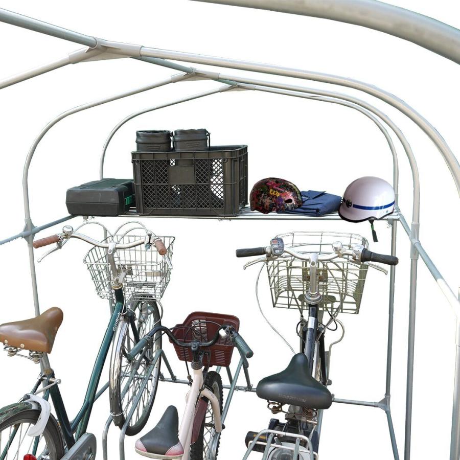 南栄工業 サイクル棚パイプ 3台用 CT3D サイクルハウスパーツ