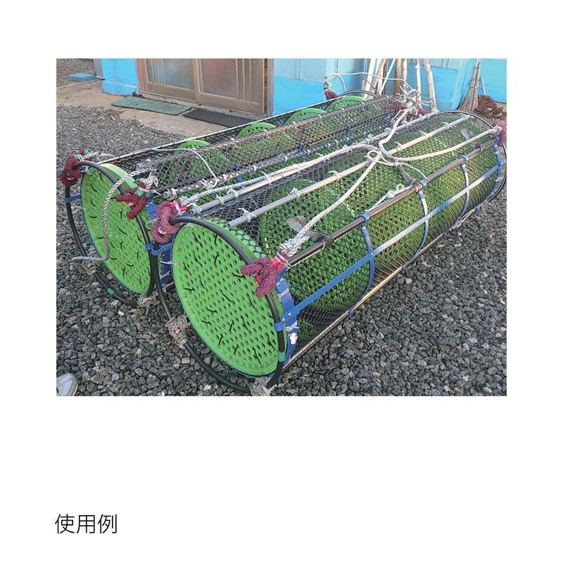 「法人限定」サンコー 延縄ザル 2尺-2 グリーン 300110-00 ×15個 セット販売 「メーカー直送・代引不可・置配不可」_1