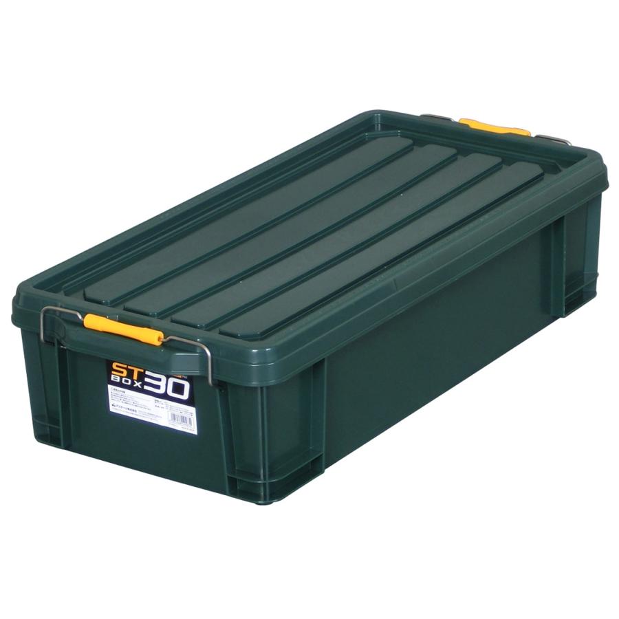 JEJアステージ STボックス 収納ボックス 収納コンテナ #30 ダークグリーン ×5個 ケース販売 | JEJアステージ | 01